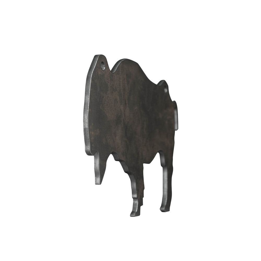 Tactical Scorpion Gear AR500 Steel Shooting Target Gong Laser Cut 18" x 12" x 3/8" Bison Buffalo