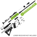 AR-15 Rifle Build Kit .223/556 NATO 16" Barrel 15" M-Lok Handguard - Zombie Green