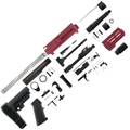 AR15 Micro Pistol Build Kit 556 NATO 5" Barrel 4" M-Lok Handguard - Cranberry Frost