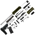 AR15 Billet Micro Pistol Build Kit 556 NATO 5" Barrel 5" M-Lok Handguard - Magpul ODG