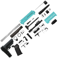 AR15 Billet Micro Pistol Build Kit 7.62x39mm 5" Barrel 5" M-Lok Handguard - Robins Egg Blue
