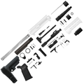 AR15 Billet Micro Pistol Build Kit 556 NATO 5" Barrel 5" M-Lok Handguard - Storm Trooper White