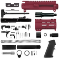 AR40 Micro Pistol Build Kit .40 S&W 5" Barrel 4" M-Lok Handguard - Cranberry Frost