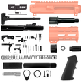AR40 Micro Pistol Build Kit .40 S&W 5" Barrel 4" M-Lok Handguard - Rose Gold