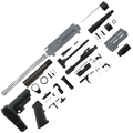 AR15 7.62x39 Micro Pistol Build Kit 5" Barrel 4" M-Lok Handguard-Sniper Grey