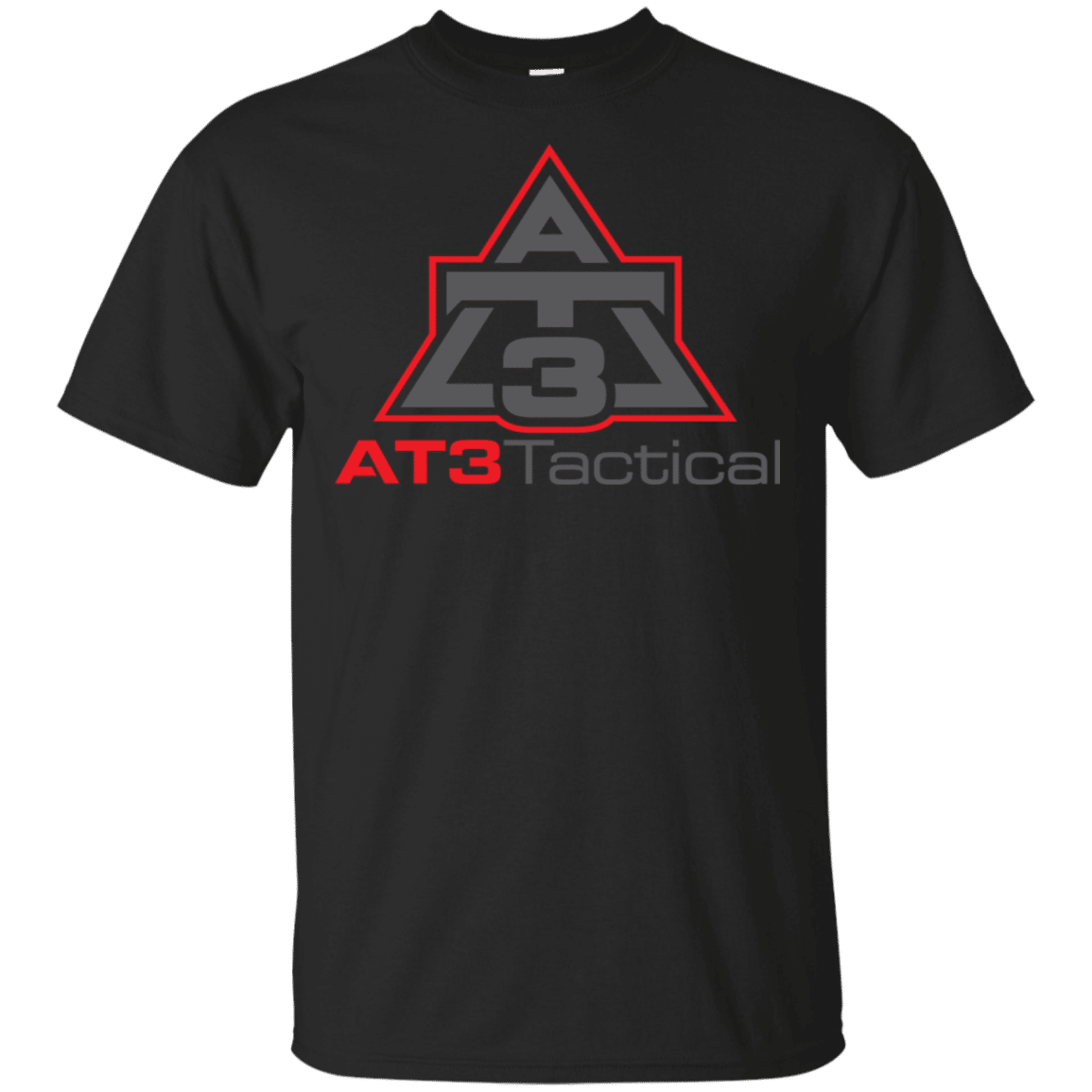 AT3 Tactical Black Logo T-Shirt