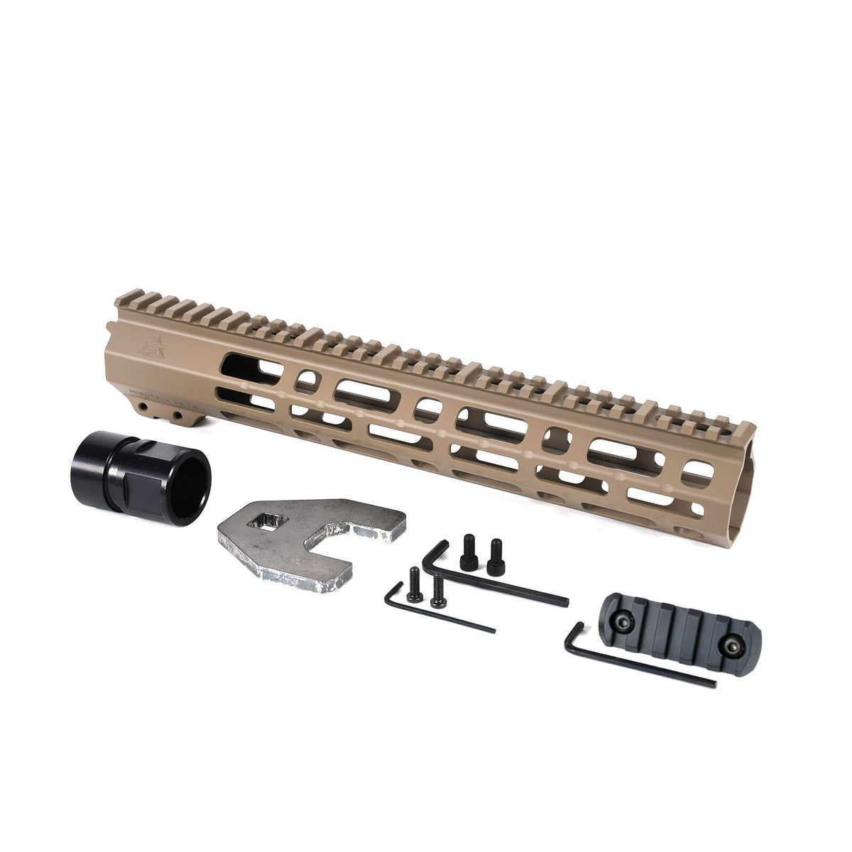 Open Box Return - AT3™ SPEAR Free Float AR-15 Handguard - 9, 12, & 15 Inch - M-LOK - Flat-dark-earth, 12-inch