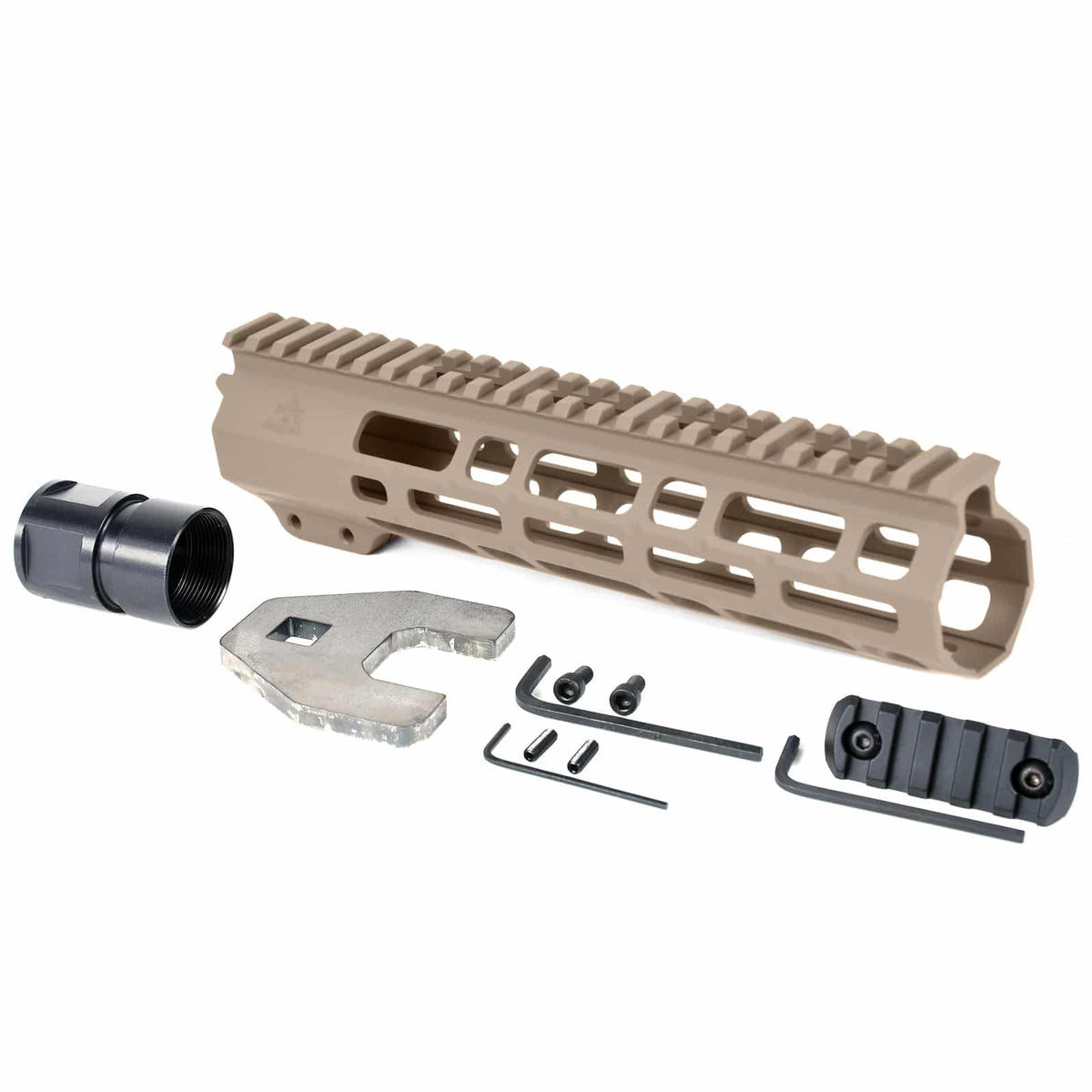 Open Box Return - AT3™ SPEAR Free Float AR-15 Handguard - 9, 12, & 15 Inch - M-LOK - Flat-dark-earth, 9-inch