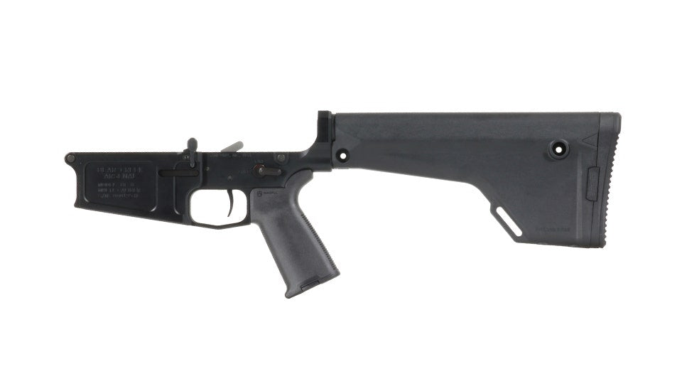 BC-8 Multi-caliber Complete Billet Lower Assembly, Black Anodized, MagPul Stock & Grip, Enhanced 3 lb Trigger