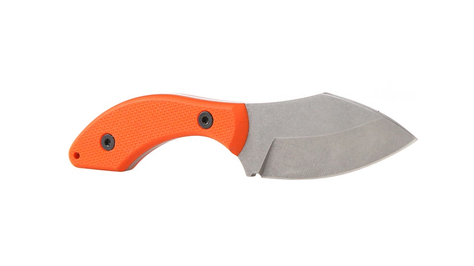 BCA SKINR KNIFE 7" Fixed Blade, G10 Orange Textured Scales