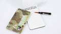 BCA Weatherproof Spiral 3 x 5 inch Camo Hardcover Field Notes Notepad Grid Paper