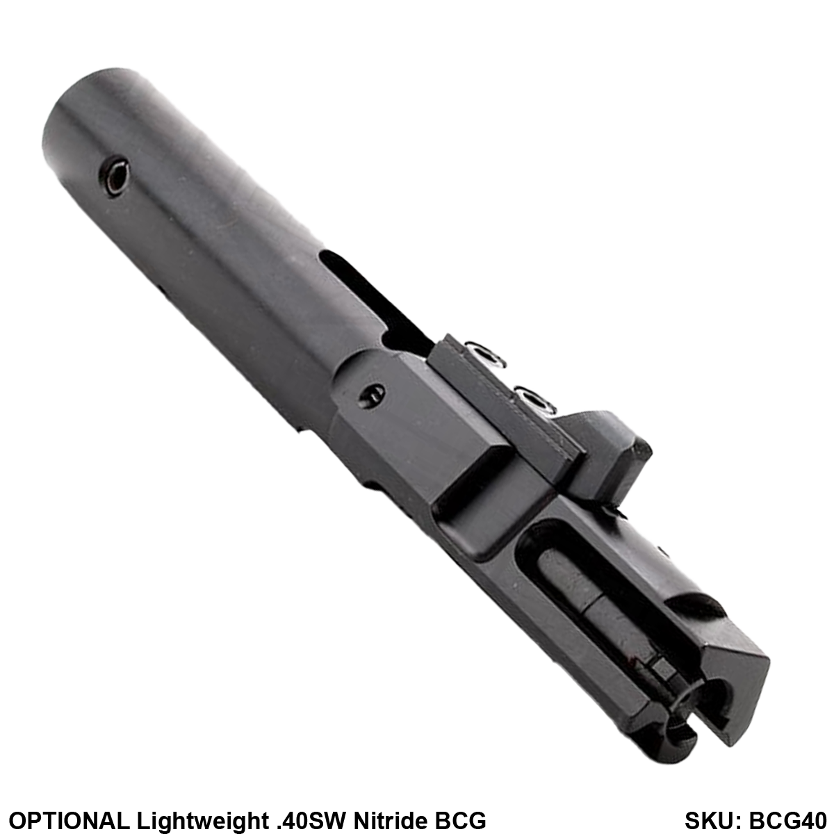 AR .40 S&W Two-Tone Billet Pistol Upper Assembly 4" Barrel Custom MLOK Handguard Complete w/ Charging Handle- Black and Bronze