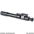 AR15 7.62x39mm Rifle Upper Assembly 16" Barrel Custom 15" Top Cut Hybrid MLOK Handguard Complete w/ Charging Handle - Robins Egg Blue