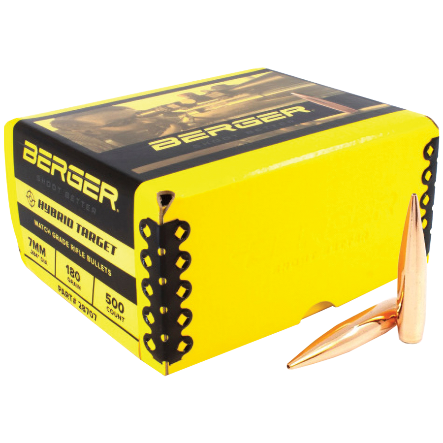 7MM 180GR MATCH HYBRID TARGET 500ct BULLETS