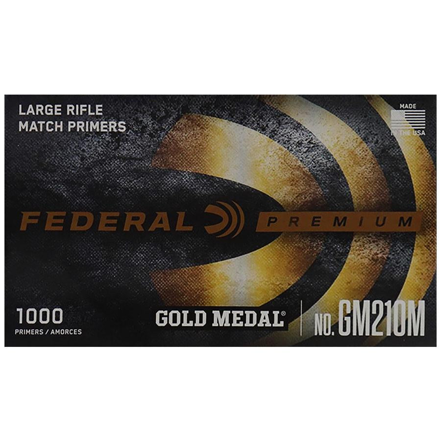 FEDERAL PREMIUM GOLD MEDAL MATCH 210M LARGE RIFLE PRIMER 1000CT
