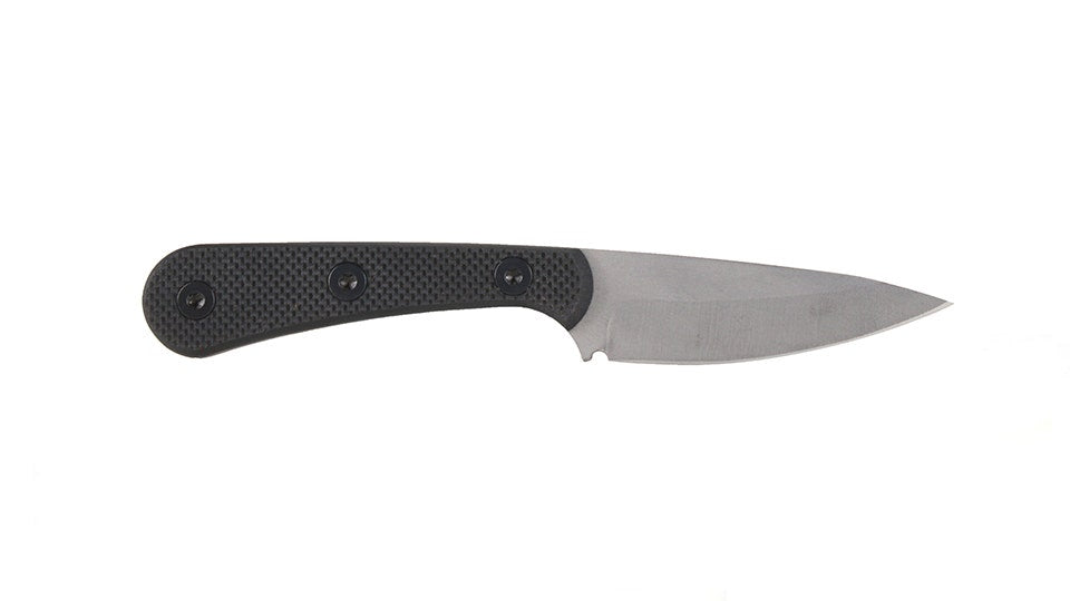 BCA B&T KNIFE 3" Fixed Blade, 7" Overall, G10 Black Textured Scales