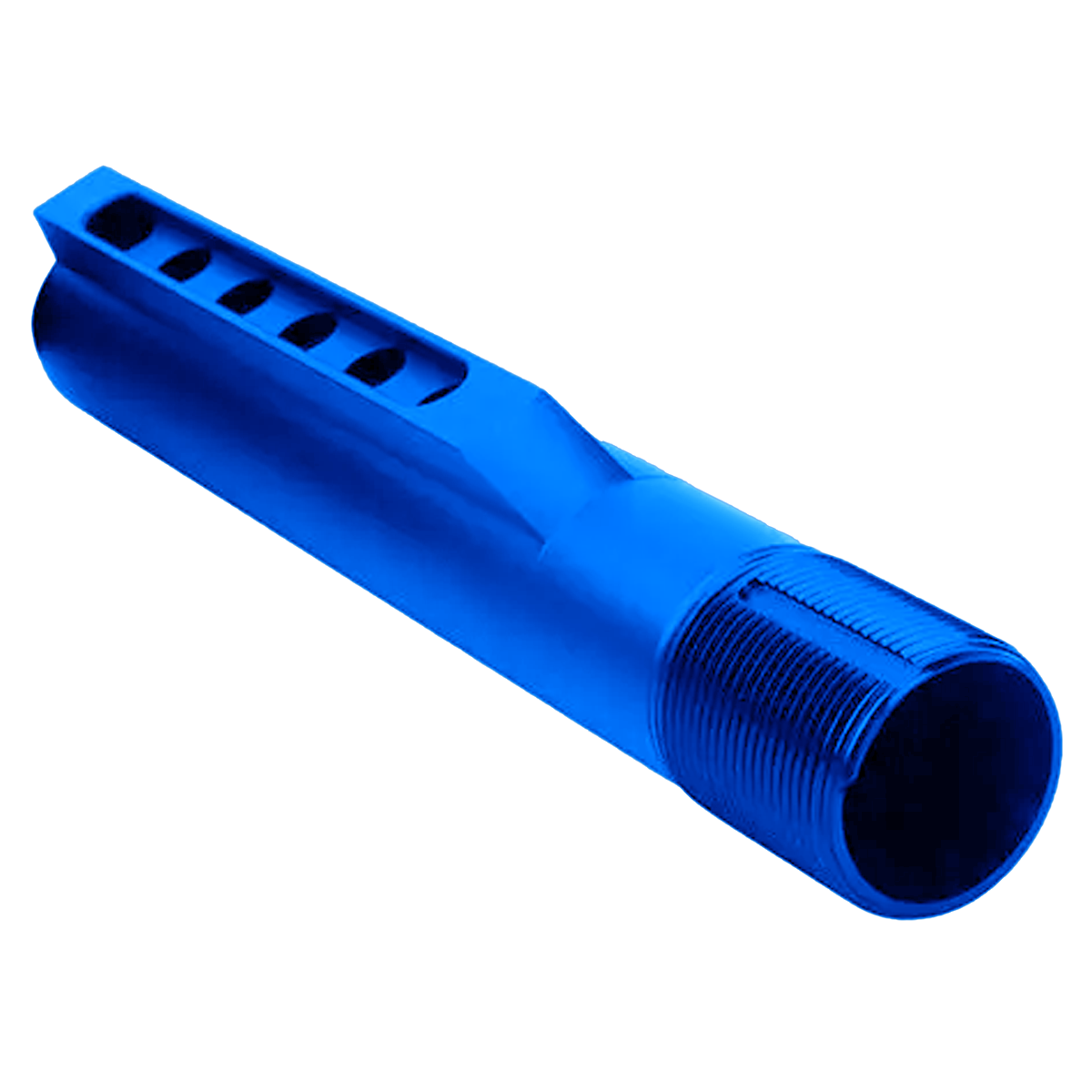 AR-15 AR-10 Mil-Spec 6-Position Buffer Tube - Flame Blue