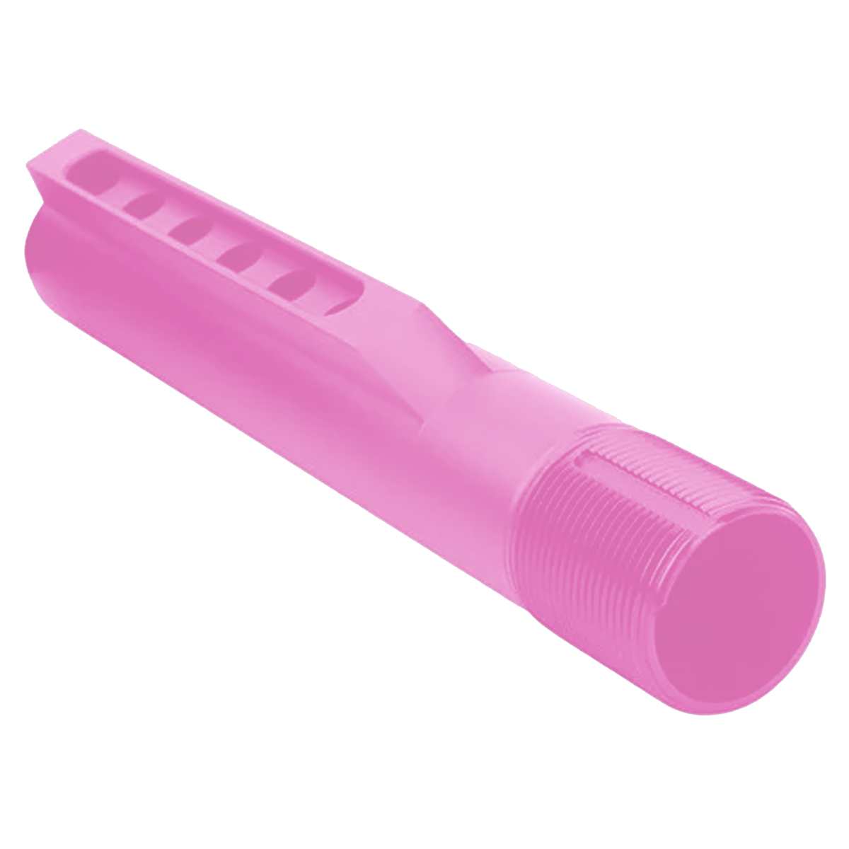 AR-15 AR-10 Mil-Spec 6-Position Buffer Tube - Sig Pink