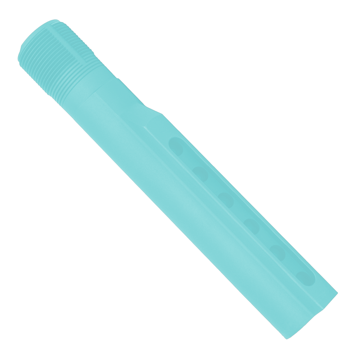 AR-15 AR-10 Mil-Spec 6-Position Buffer Tube - Robins Egg Blue
