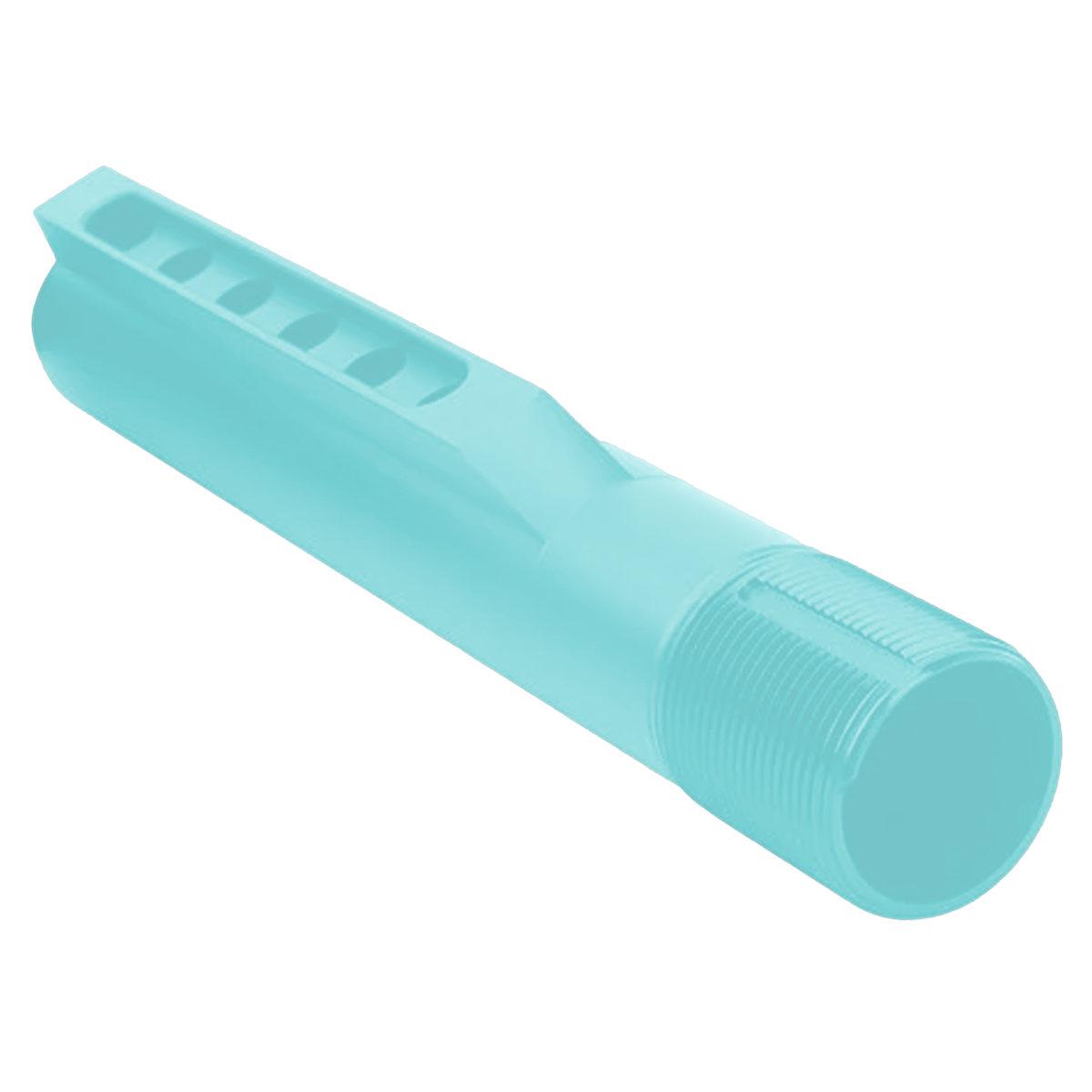 AR-15 AR-10 Mil-Spec 6-Position Buffer Tube - Robins Egg Blue