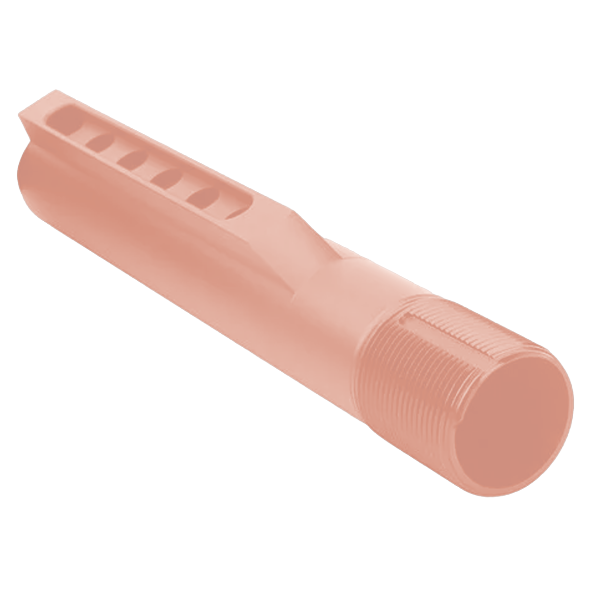 AR-15 AR-10 Mil-Spec 6-Position Buffer Tube - Rose Gold