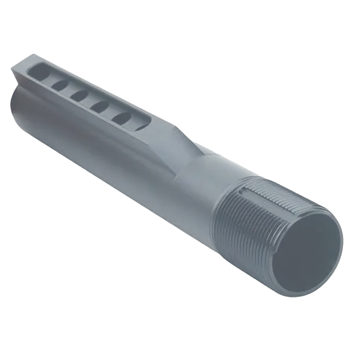 AR-15 AR-10 Mil-Spec 6-Position Buffer Tube - Sniper Gray