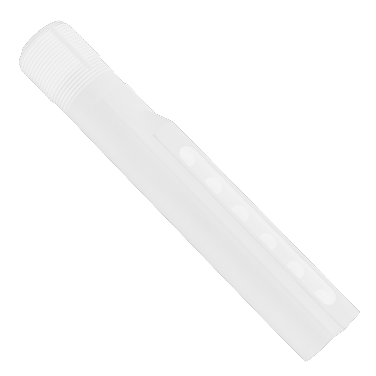 AR-15 AR-10 Mil-Spec 6-Position Buffer Tube - Storm Trooper White