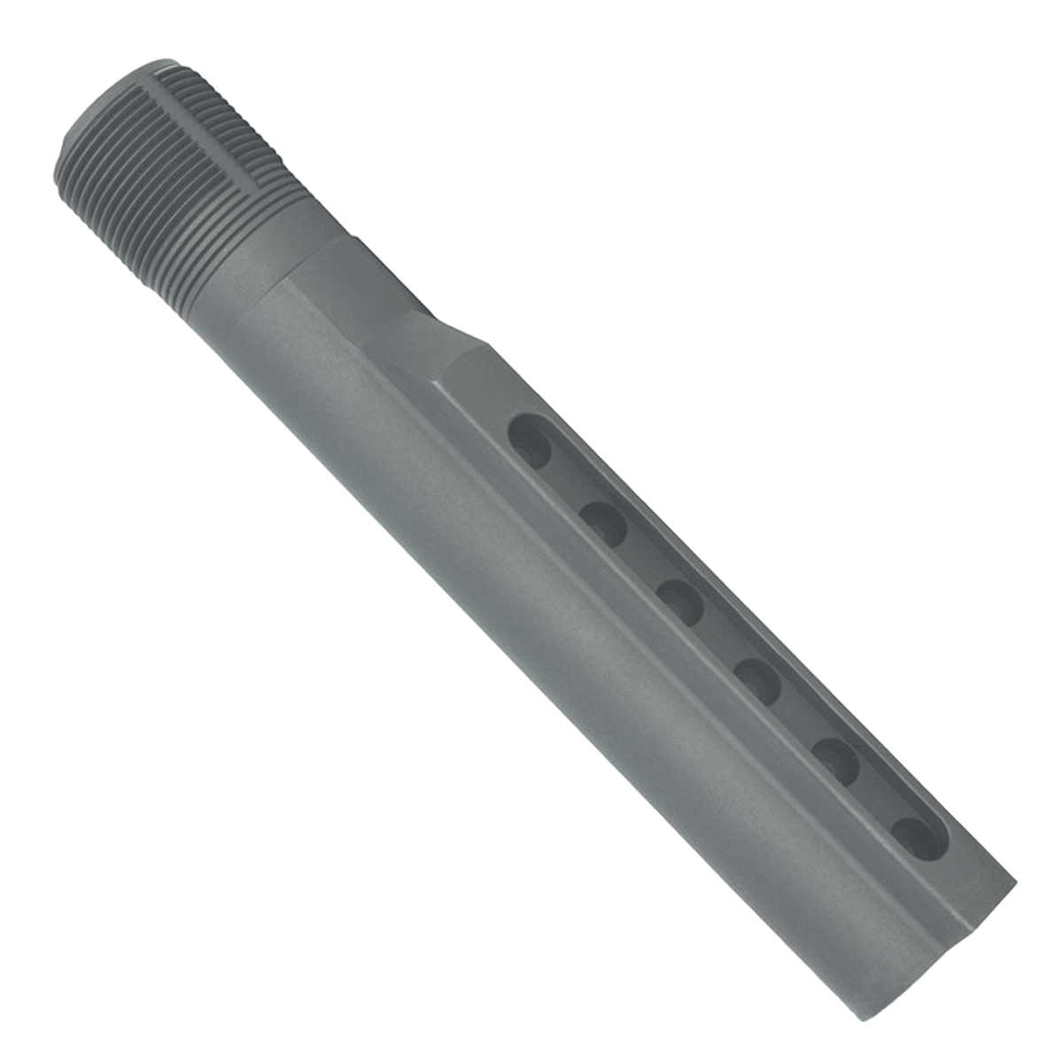AR-15 AR-10 Mil-Spec 6-Position Buffer Tube - Tungsten Gray