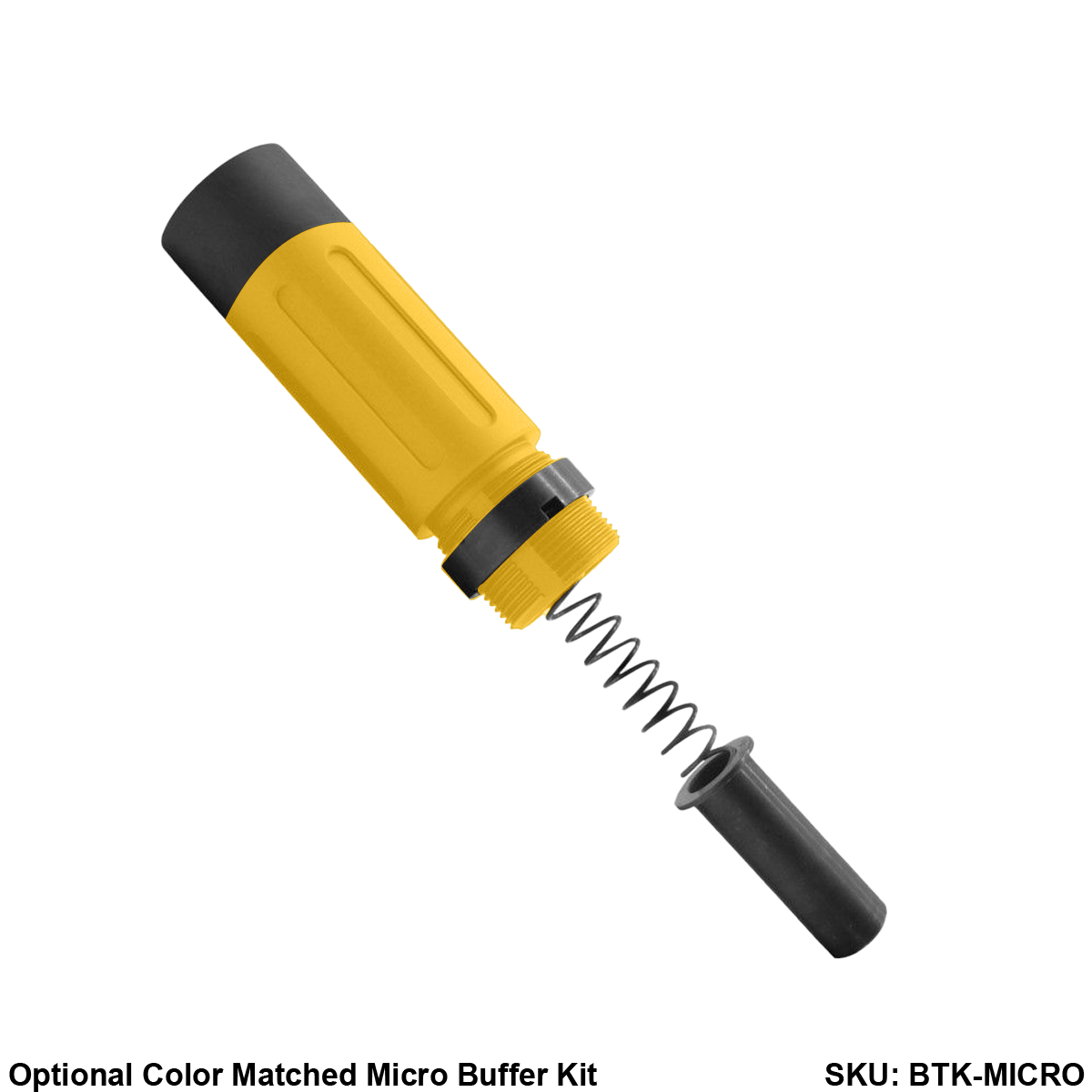 AR-15 7.62x39 5'' FORGED UPPER ASSEMBLY WITH 4.5'' HANDGUARD AND COLOR OPTION BUNDLE - Black and Gold