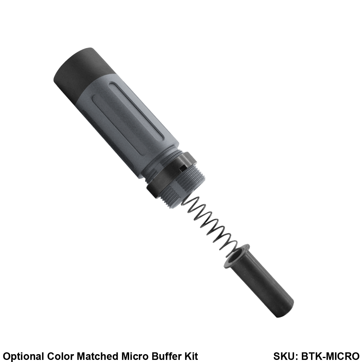 AR-15 .223/5.56 5'' FORGED UPPER ASSEMBLY WITH 4.5'' HANDGUARD AND COLOR OPTION BUNDLE - Sniper Gray