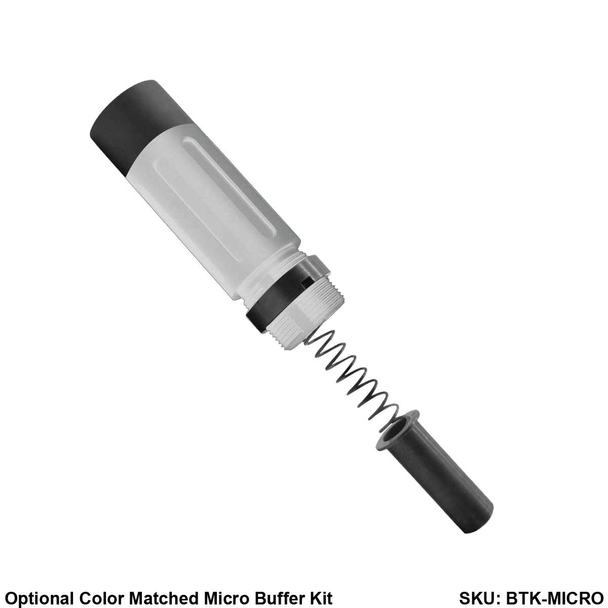 AR-15 .300 Blackout 5'' FORGED UPPER ASSEMBLY WITH 4.5'' HANDGUARD AND COLOR OPTION BUNDLE - Black and Glacier Silver
