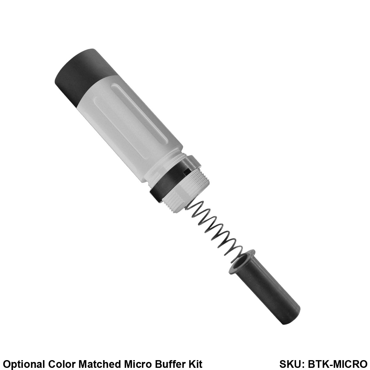 AR-15 7.62x39 5'' FORGED UPPER ASSEMBLY WITH 4.5'' HANDGUARD AND COLOR OPTION BUNDLE - Black and Storm Trooper White