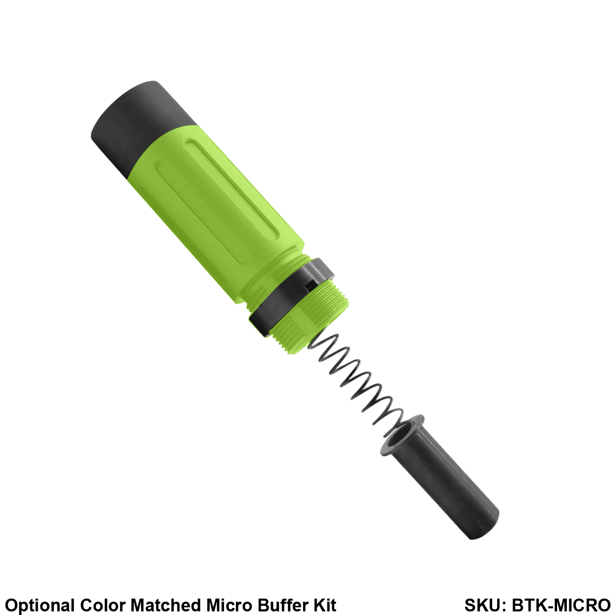AR-15 .300 Blackout 5'' FORGED UPPER ASSEMBLY WITH 4.5'' HANDGUARD AND COLOR OPTION BUNDLE - Black and Zombie Green