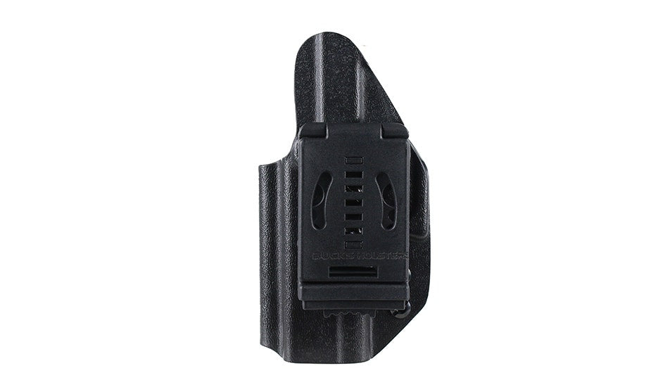 Bucks Holsters Grizzly 102 OWB, Kydex Holster w/Combat Loop, Black