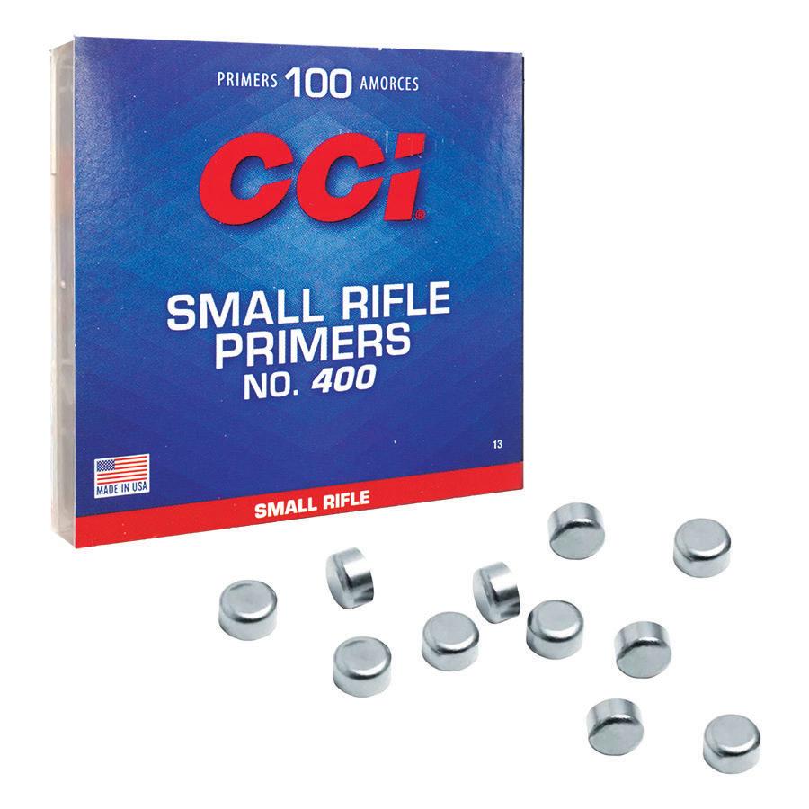CCI #400 STD SMALL RIFLE PRIMER 1000CT