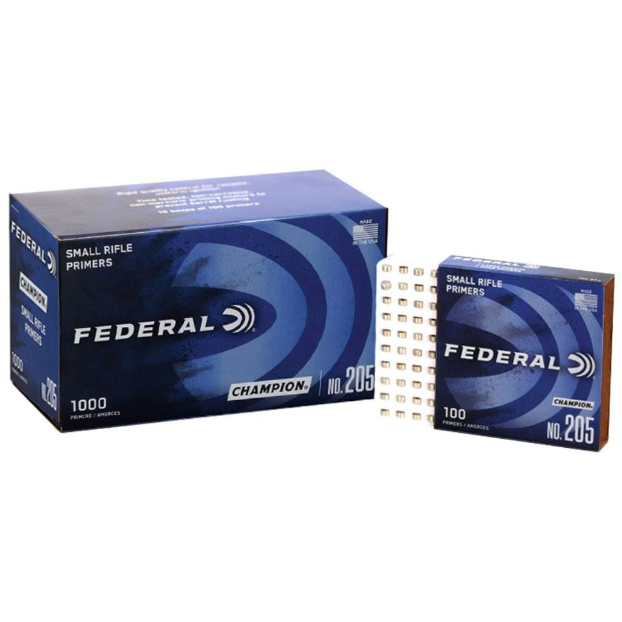 FEDERAL CHAMPION CENTERFIRE SMALL RIFLE PRIMER 1000CT