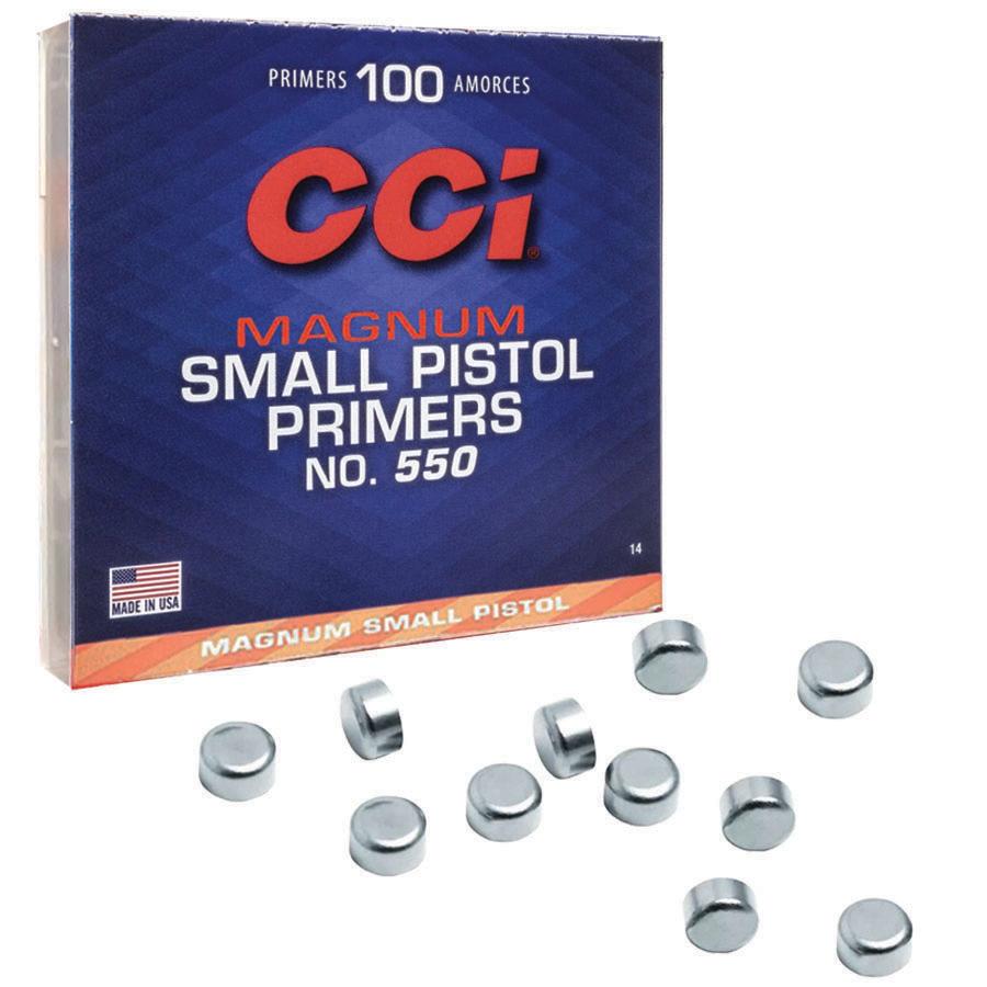 CCI #550 MAG SMALL PISTOL PRIMER 1000CT