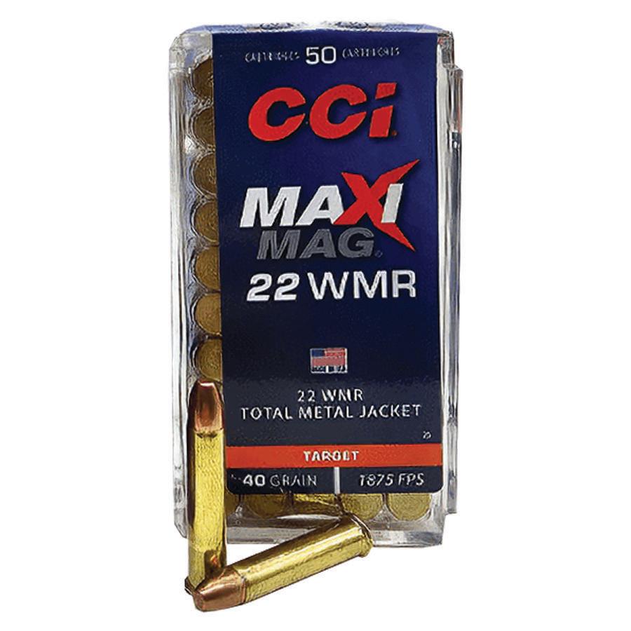 CCI WMR MAXI MAG 40GR TMJ AMMO 50RD