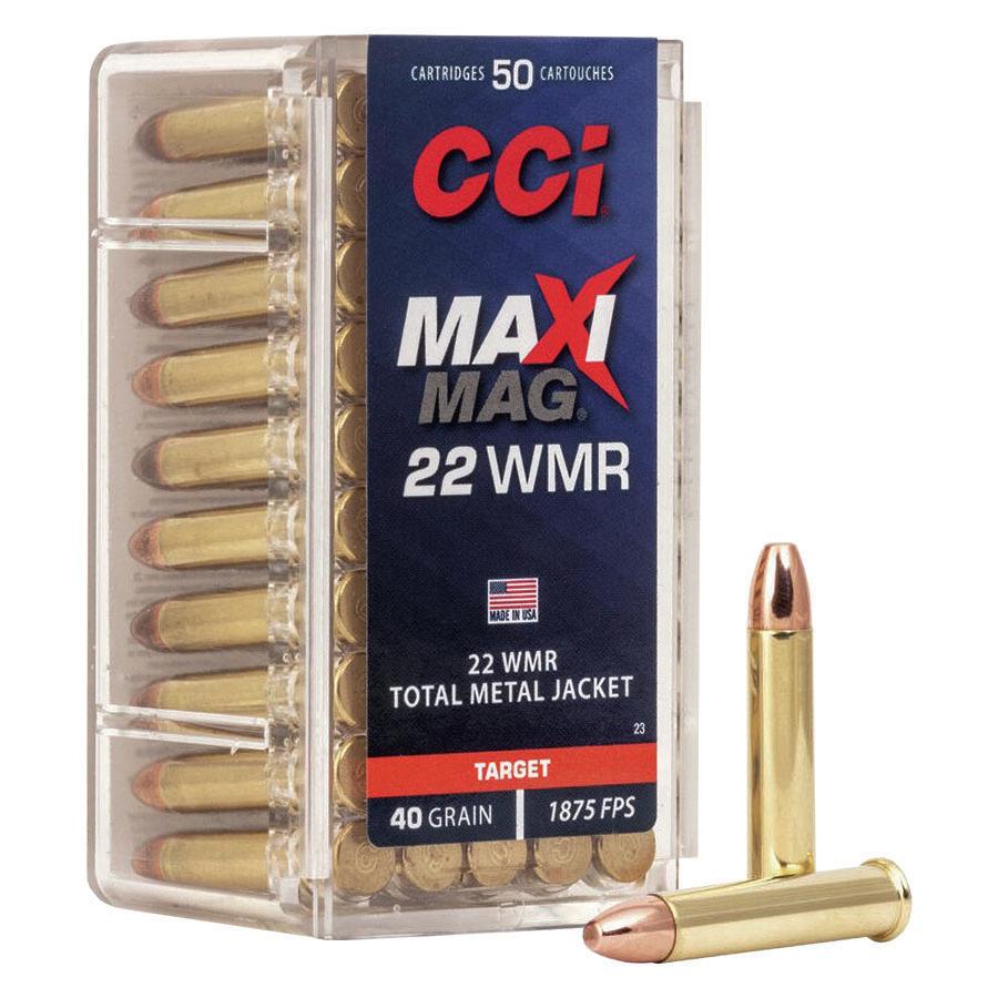 CCI WMR MAXI MAG 40GR TMJ AMMO 50RD