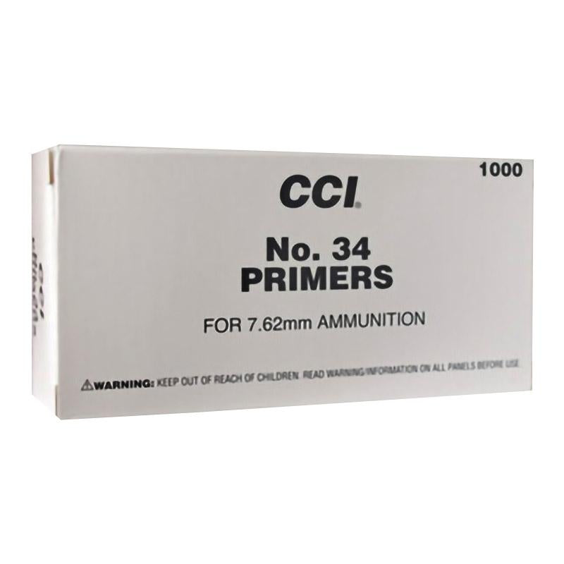 CCI MILITARY #34 PRIMER FOR 7.62MM 1000CT