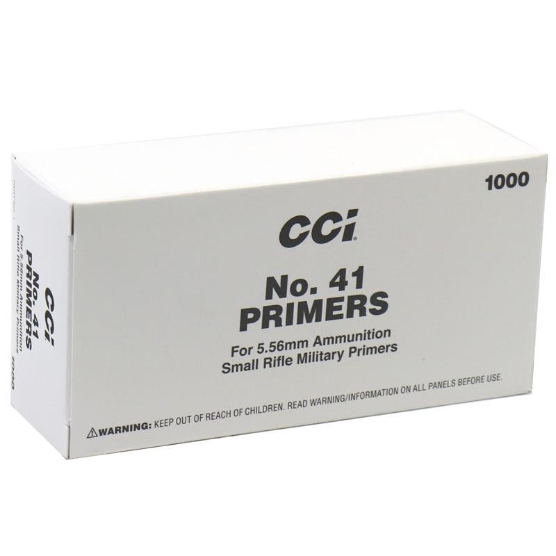 CCI MILITARY #41 PRIMER FOR 5.56MM 1000CT