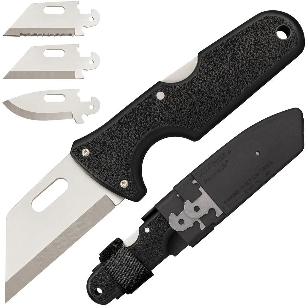 Cold Steel Click-N-Cut Exchangeable Blade Knife Black BDS (2.5 Satin)