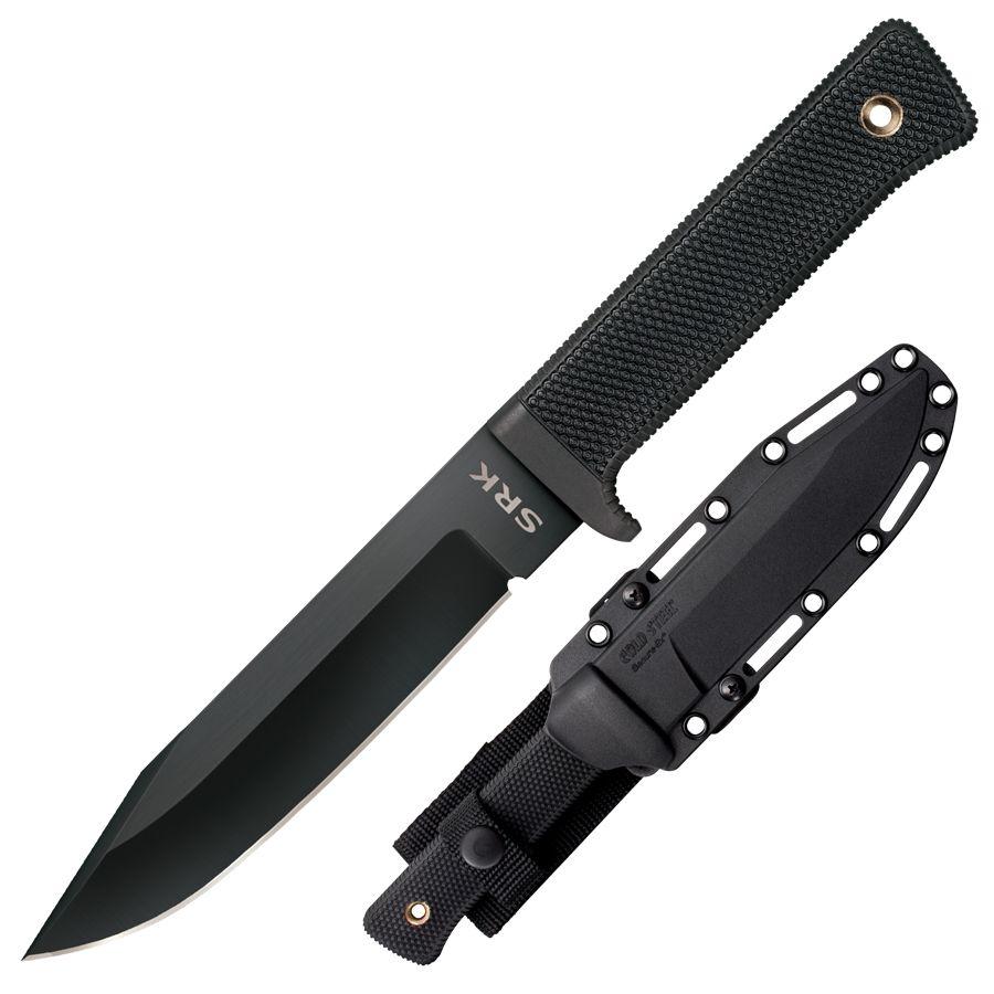 Cold Steel SRK Search Rescue Fixed Blade Tactical Knife (6 Black SK-5)