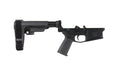 BC-10 Complete Pistol Lower Assembly With Pistol Brace, Multi-Caliber (Black Anodized)