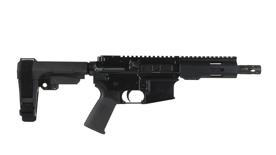 BC-15 5.56 NATO Pistol, 6" Parkerized Heavy Barrel, 1:7 Twist, Pistol Length Gas System, 5.3" M-LOK Rail, Brace