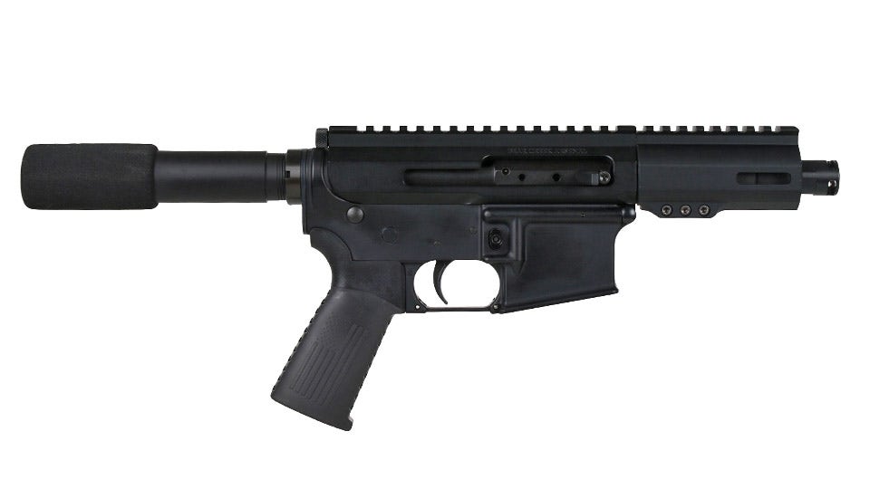 BC-15 .300 Blackout Side Charging Complete Pistol, 4.5" Parkerized Heavy Barrel, 1:8 Twist, Micropistol Length Gas System, 3.8" M-LOK Rail, Micro Flash Hider