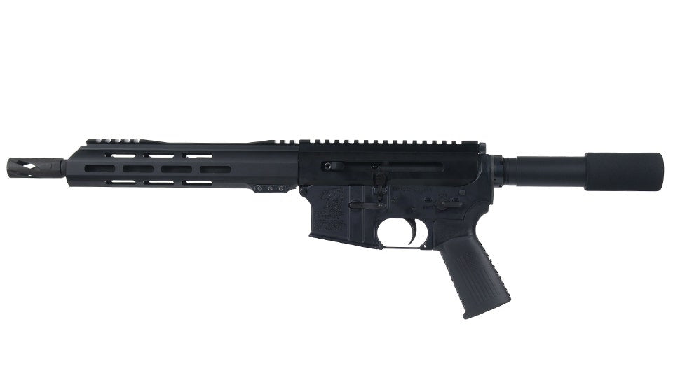 BC-15 .300 Blackout Left Side Charging Right Eject Complete Pistol, 10.5" Parkerized Heavy Barrel, 1:8 Twist, Pistol Length Gas System, 10" M-LOK Rail