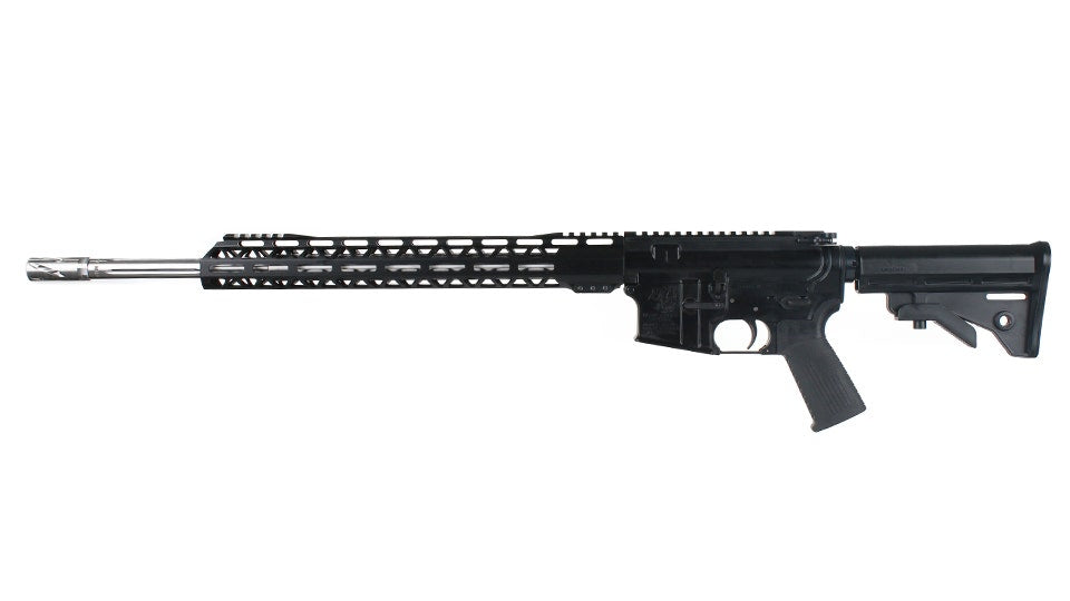 BC-15 .223 Wylde Rifle, 20" 416R SS Straight Fluted Heavy Barrel, 1:8 Twist, Rifle Length Gas System, 15" MLOK Split Rail