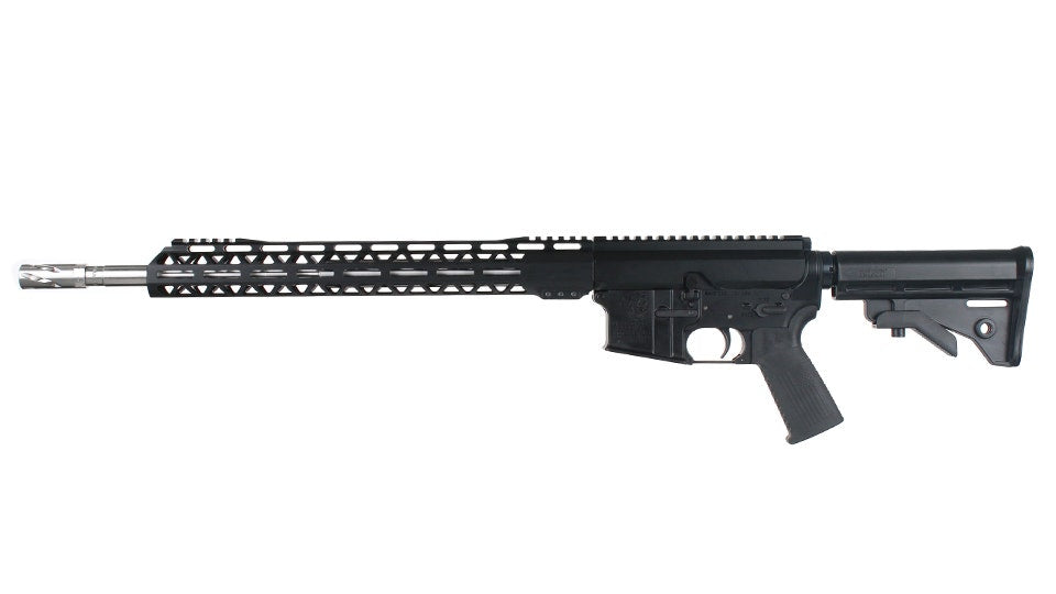 BC-15 .223 Wylde Right Side Charging Forged Rifle, 18" 416R SS Heavy Barrel, 1:8 Twist, Mid-Length Gas System, MLOK Split Rail