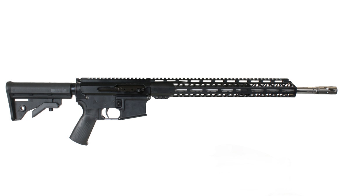 BC-15 .223 Wylde Right Side Charging Rifle, 18" 416R SS Straight Fluted Heavy Barrel, 1:8 Twist, Mid-Length Gas System, 15" MLOK Split Rail